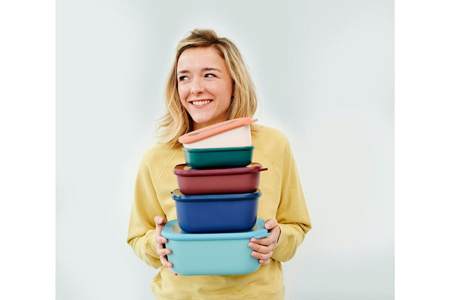 Mepal Cirqula Multikom Rechthoekig 750 ml - nordic sage