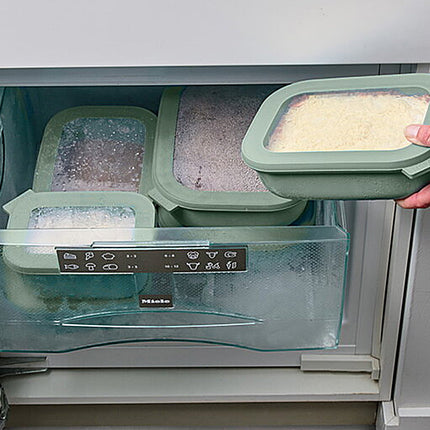 Mepal Cirqula Multikom Rechthoekig 1 liter - nordic sage