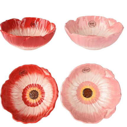 Schaal bloem - Ø 12 x 5 cm - per stuk