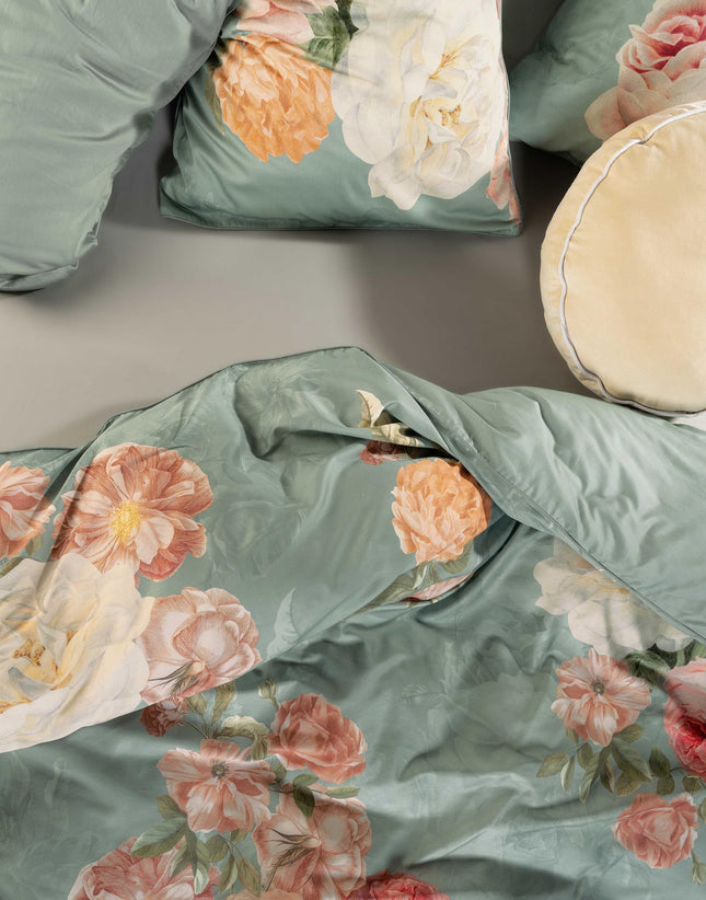 Essenza Dekbedovertrek Orianna Dusty Teal 240x200/220 cm