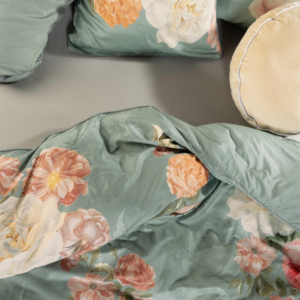 Essenza Dekbedovertrek Orianna Dusty Teal 140x200/220 cm