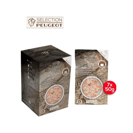 Peugeot Roze Andes Zout – 7x50g, Natuurlijk Steenzout