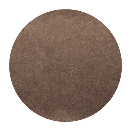 Asa vegan leather Placemat 38 cm - nougat