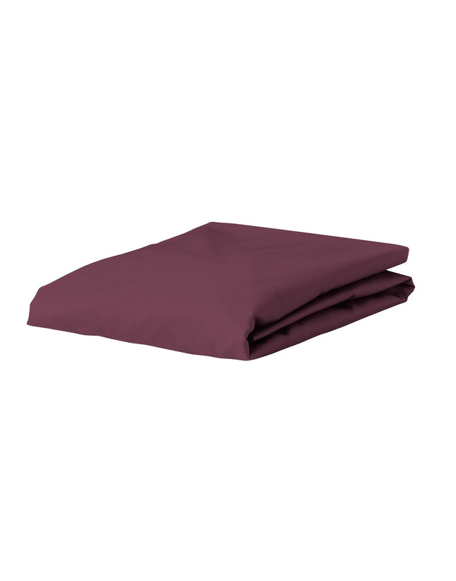 Essenza Hoeslaken Percale Marsala 90x210 cm