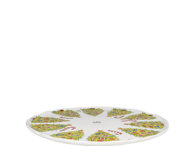 Blond Amsterdam Christmas Plate Wave Edge - 31 cm