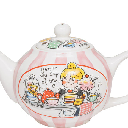Blond Amsterdam EB Theepot Time For Tea - Roze