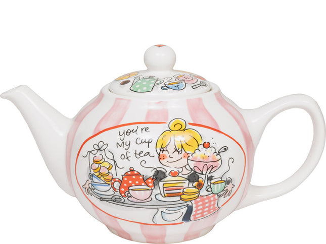 Blond Amsterdam EB Theepot Time For Tea - Roze
