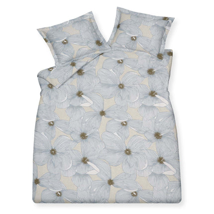 Vandyck Dekbedovertrek Moonflower 240x200/220 cm, stone