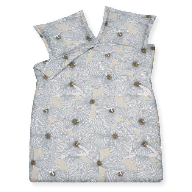 Vandyck Dekbedovertrek Moonflower 240x200/220 cm stone