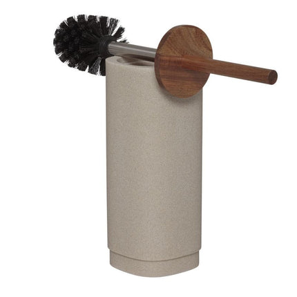 SEALSKIN YUNA toiletborstel beige met hout