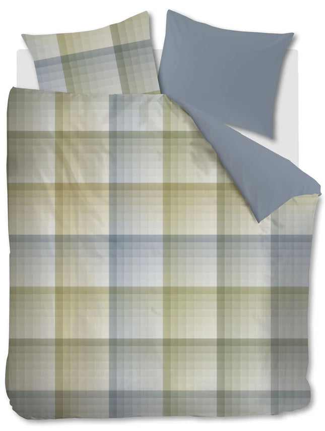 Beddinghouse Dekbedovertrek Sil Blue Green 240x200/220 cm