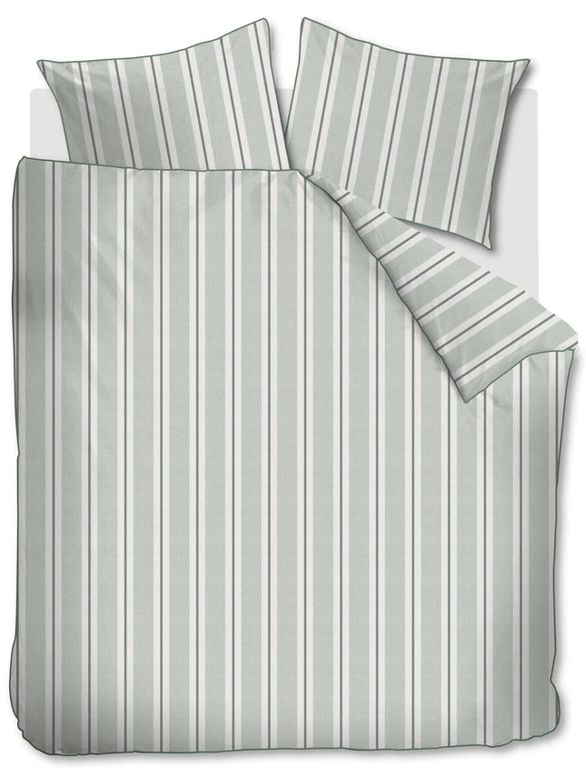 Beddinghouse Riviera Maison Dekbedovertrek Silvan Green 240x200/220 cm