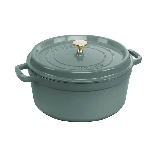 Staub Braad-/stoofpan 26 cm - Eucalyptus