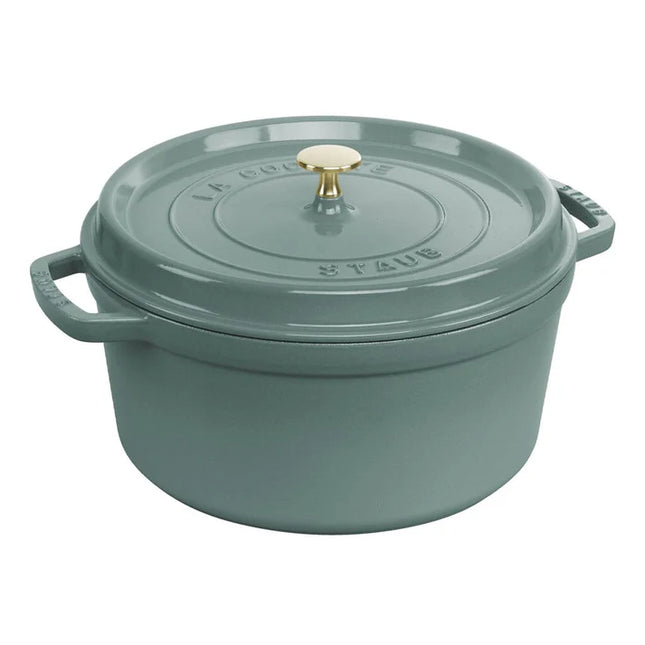 Staub Braad-/stoofpan 28 cm - Eucalyptus