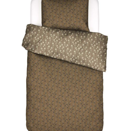 Essenza Dekbedovertrek Suri, Slate Brown 140x200/220 cm
