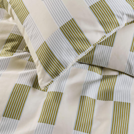 Marco Polo Dekbedovertrek Sverre Bright Pea 240x200/220 cm