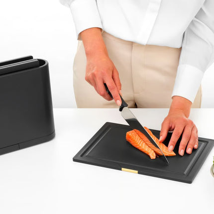 Brabantia Tasty+ Snijplanken set van 4 met houder