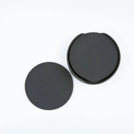 Tools2Cook Glas onderzetter set 7 dlg - black pepper