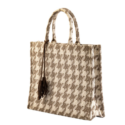 Dutch Decor totebag  Charlotte 43x34x13 cm Natural