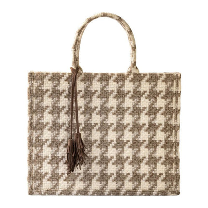 Dutch Decor totebag  Charlotte 43x34x13 cm Natural